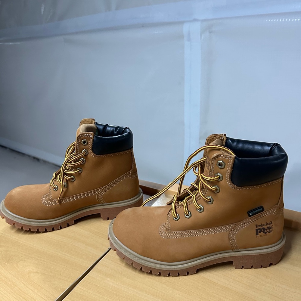 Timberland PRO Men's Tan Leather Boots - Picture 7 of 10